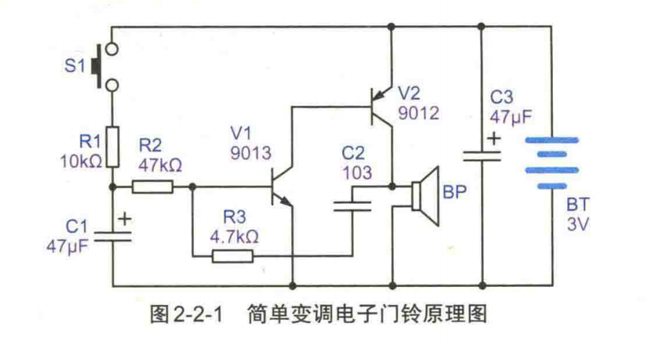 電子門鈴電路振盪原理