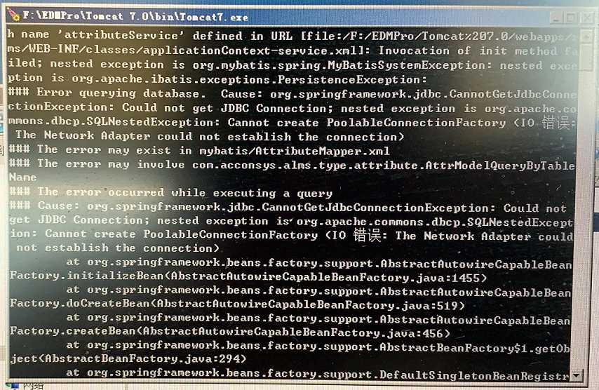 启动tomcat提示The Network Adapter could not establish the connectionCSDN博客