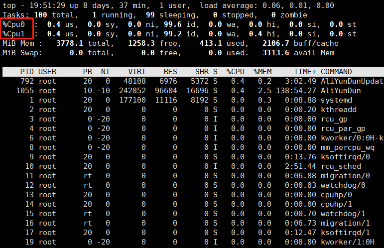 linux中top命令参数详解_mib swap-CSDN博客