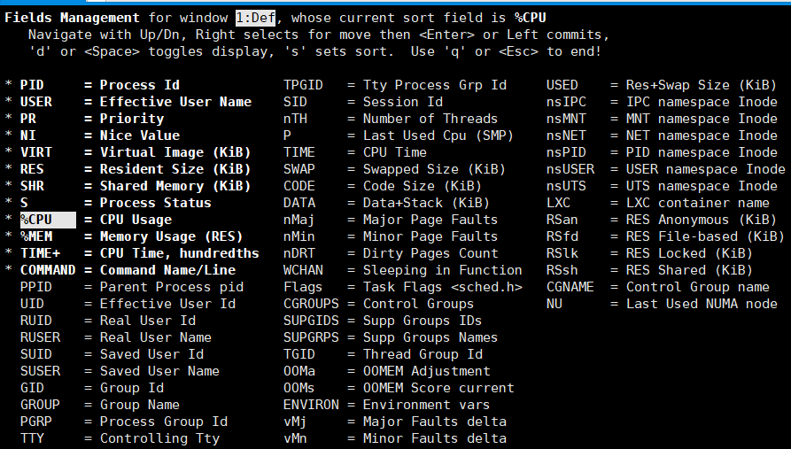 linux中top命令参数详解_mib swap-CSDN博客