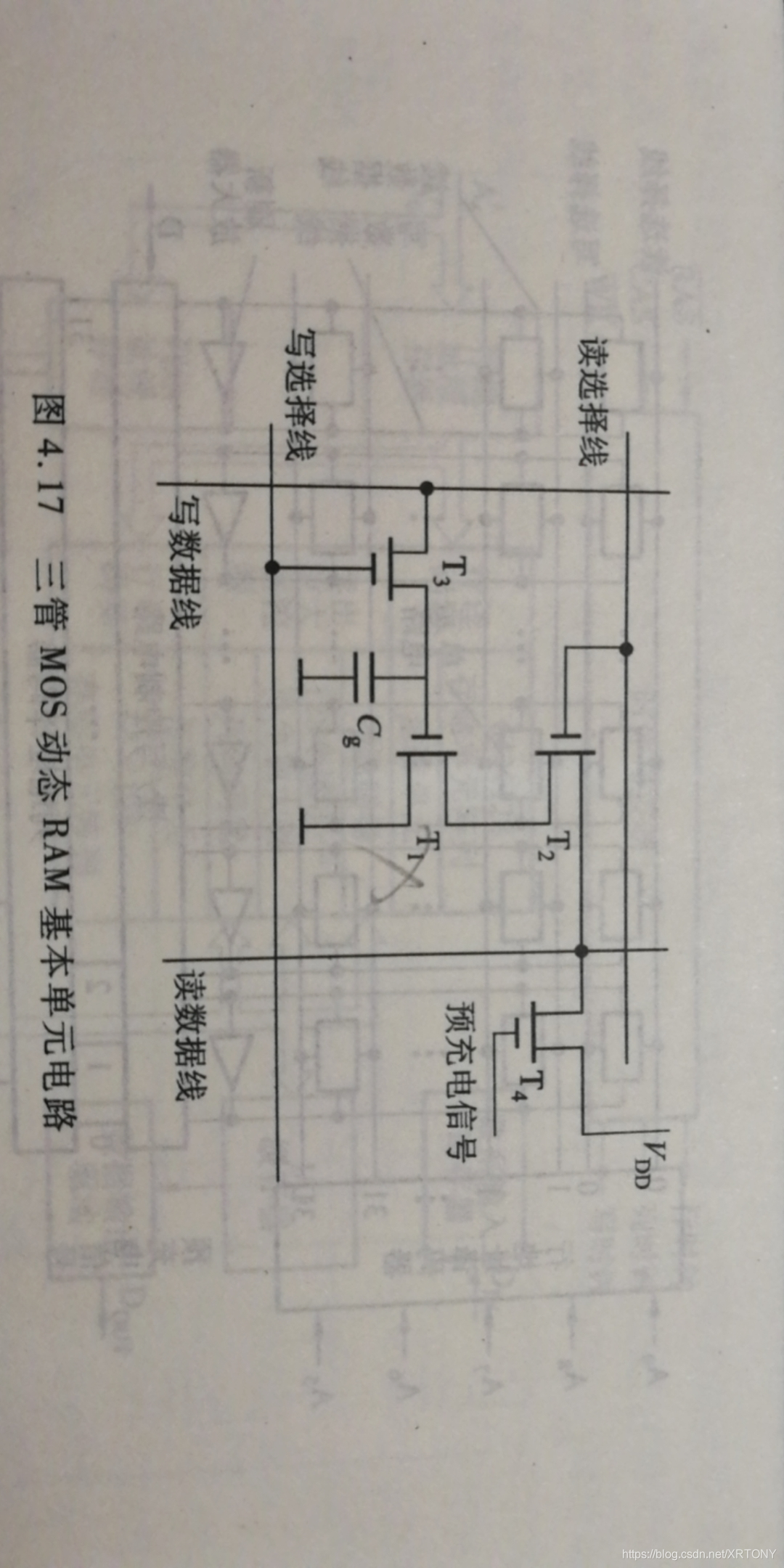 动态RAM的基本单元电路