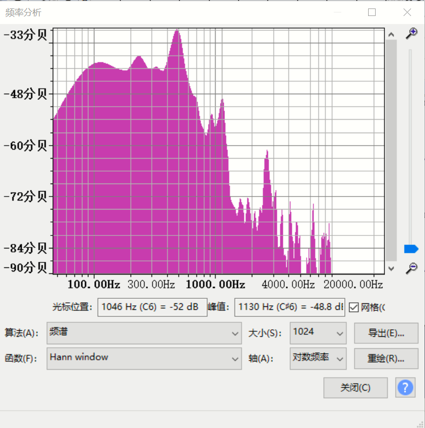 Audacity分析语音信号