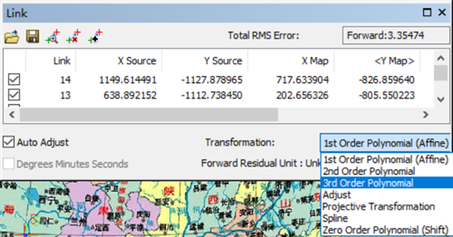 arcgis使用教程(一)栅格数据配准