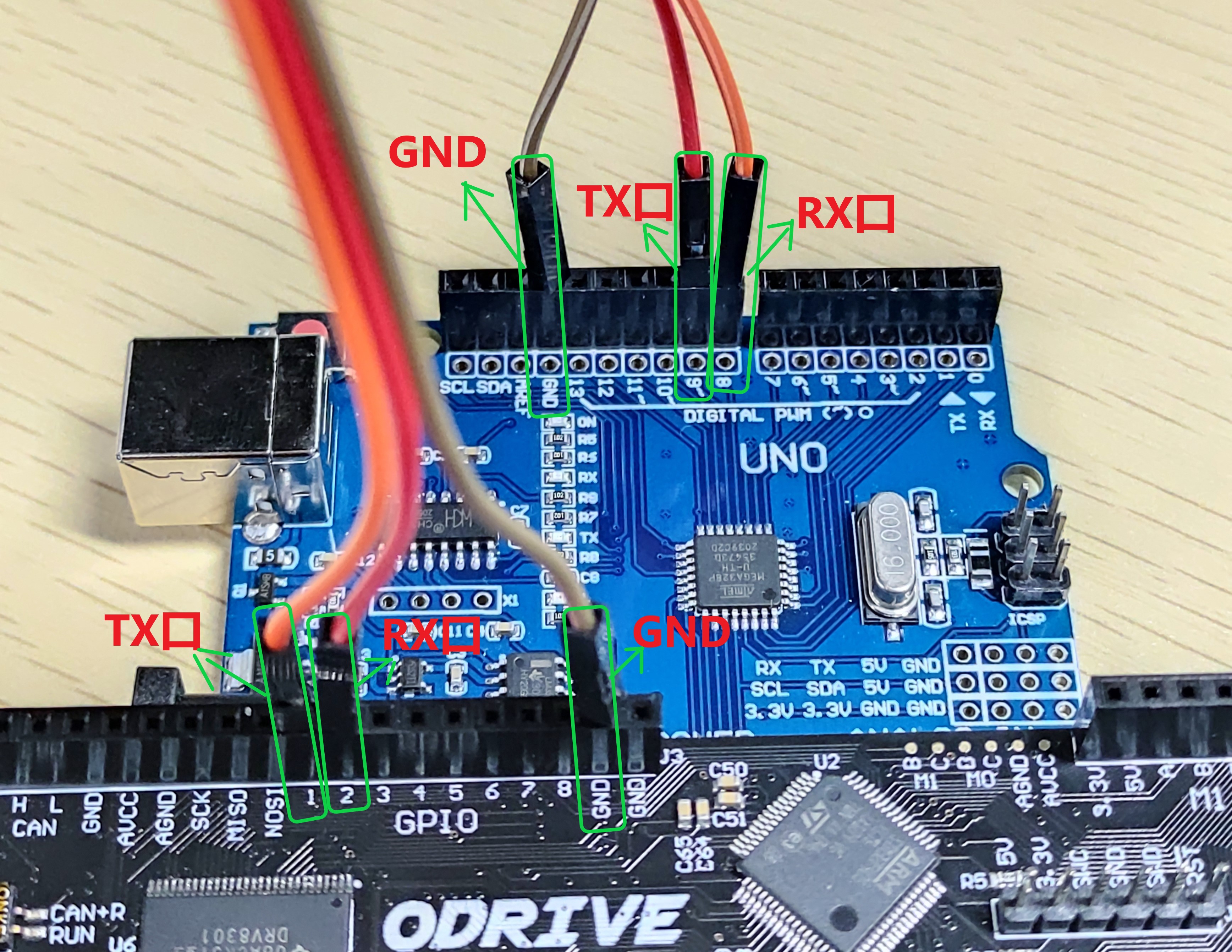 精选】创客基地oDrive 第五课ODriveArduino串口测试_arduino