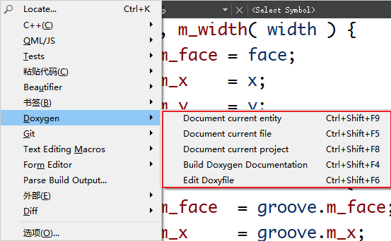 Qt Creator uses Doxygen - Programmer Sought