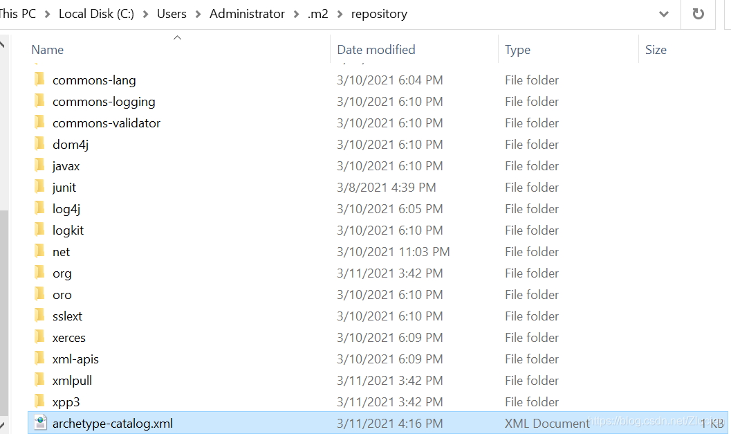 Add a repository with id ‘archetype‘ in your settings.xml if archetype