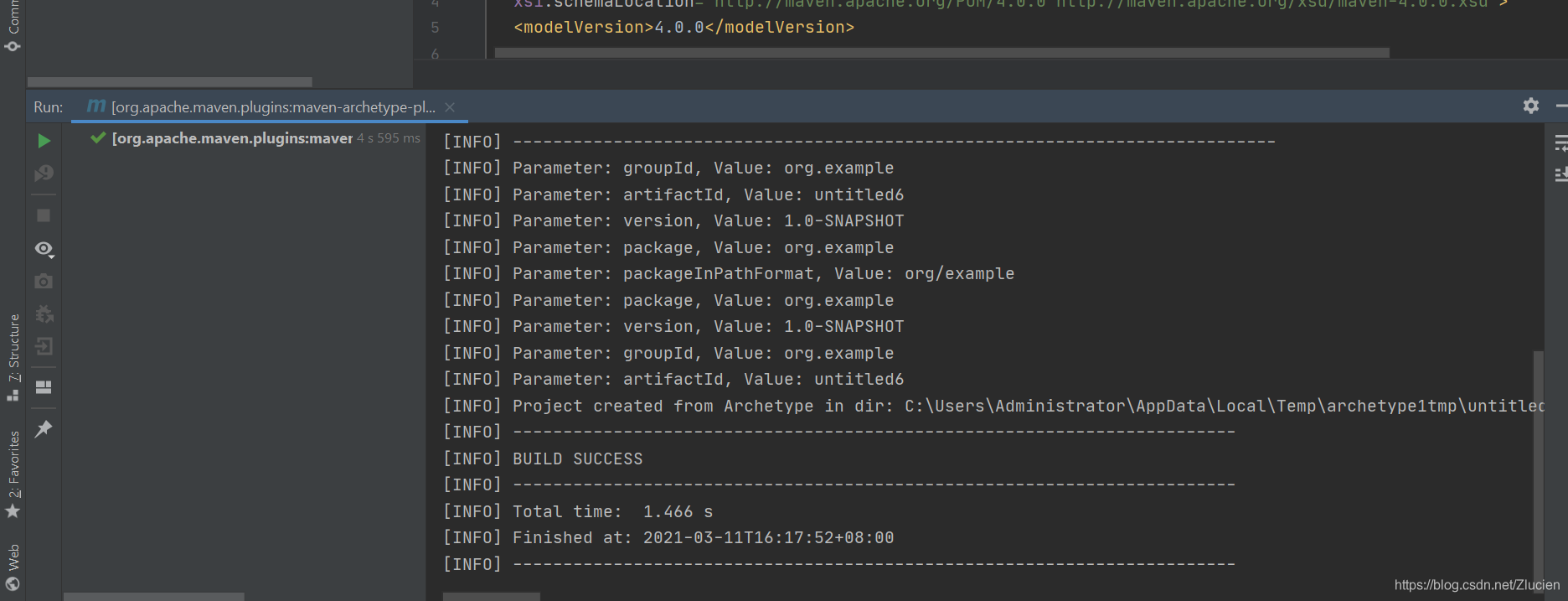 Add a repository with id ‘archetype‘ in your settings.xml if archetype