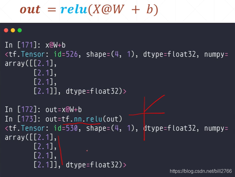 深度学习_04_3_TensorFlow2基础_Broadcasting数学运算前向传播