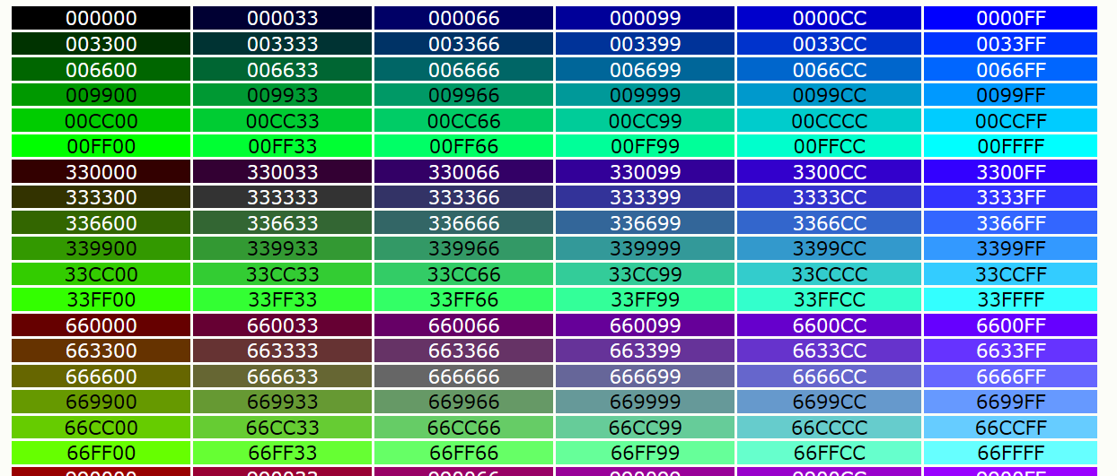 HTML 初学（十五）- 颜色_科技蓝 颜色搭配 html-CSDN博客