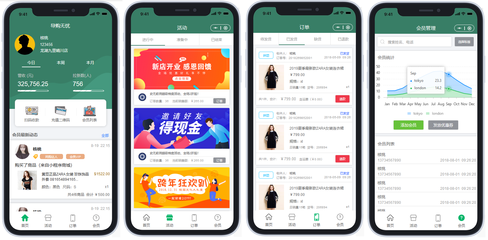 axure通用版电商后台管理系统通用版移动端商城商户端电商管理系统