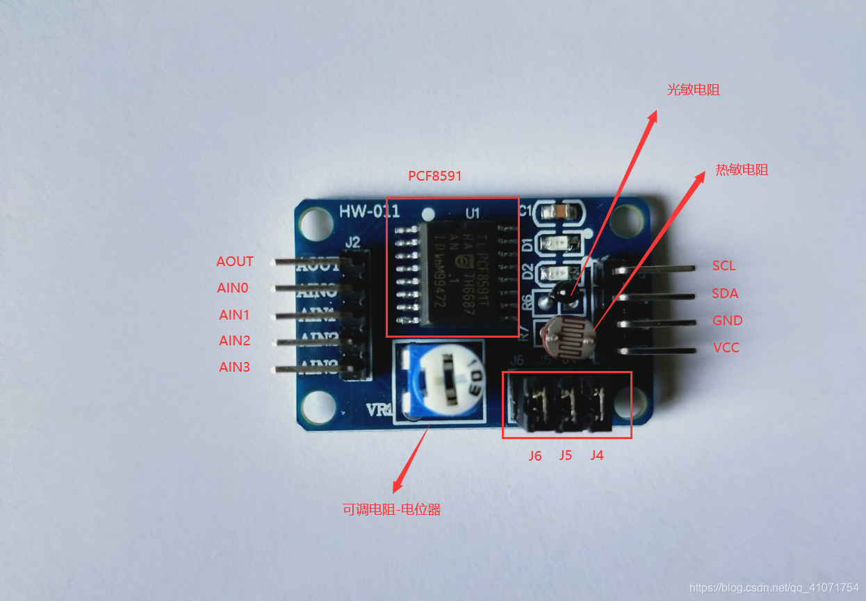 pcf8591 module diagram