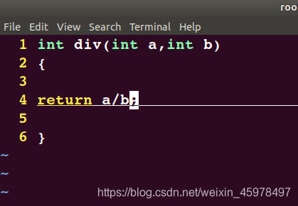 vim div.c