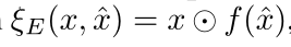 ξE(x，ˆx)=x？F(ˆx)