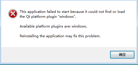 qt platform plugin for windows 10