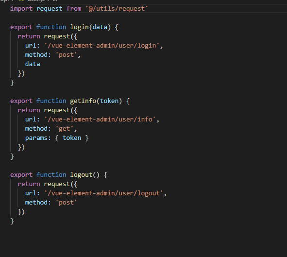 博客搭建 2 理解vue element admin项目代码