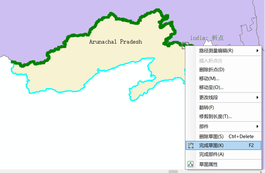 arcgis缓冲区分析结合案例国家边界缓冲区的建立
