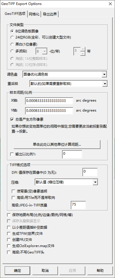 load geo tif in oziexplorer