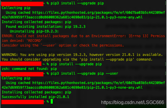 ERROR Could Not Install Packages Due To An EnvironmentError Errno