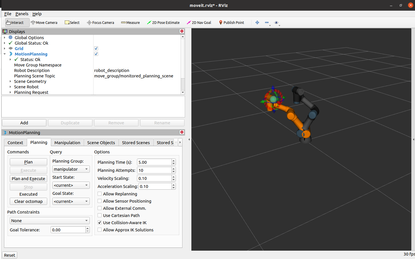 ubuntu20.04安装ros-noetic,moveit,ur机器人驱动...指南!_ur moveit-CSDN博客