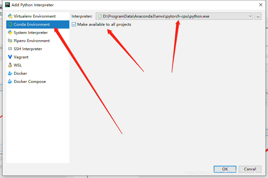 手把手搭建深度学习环境:超详细的Pytorch+专业版Pycharm+Anaconda CPU版安装环境搭建_台式机配置深度学习pycharm ...