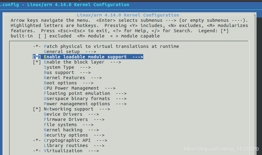 Enable loadable module support