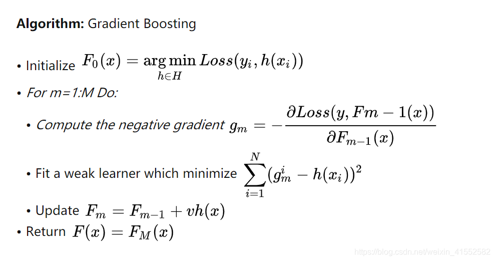 Gradient Boosting算法原理分析,公式推导_weixin_41552582的博客-CSDN博客