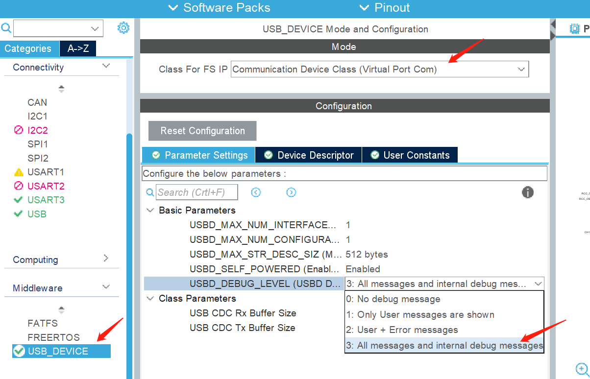 STM32 USB 虚拟串口 Virtual COM Port_stm32 virtual comport in fs modeCSDN博客