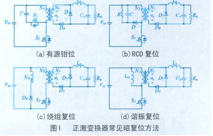 正激拓扑的复位电路