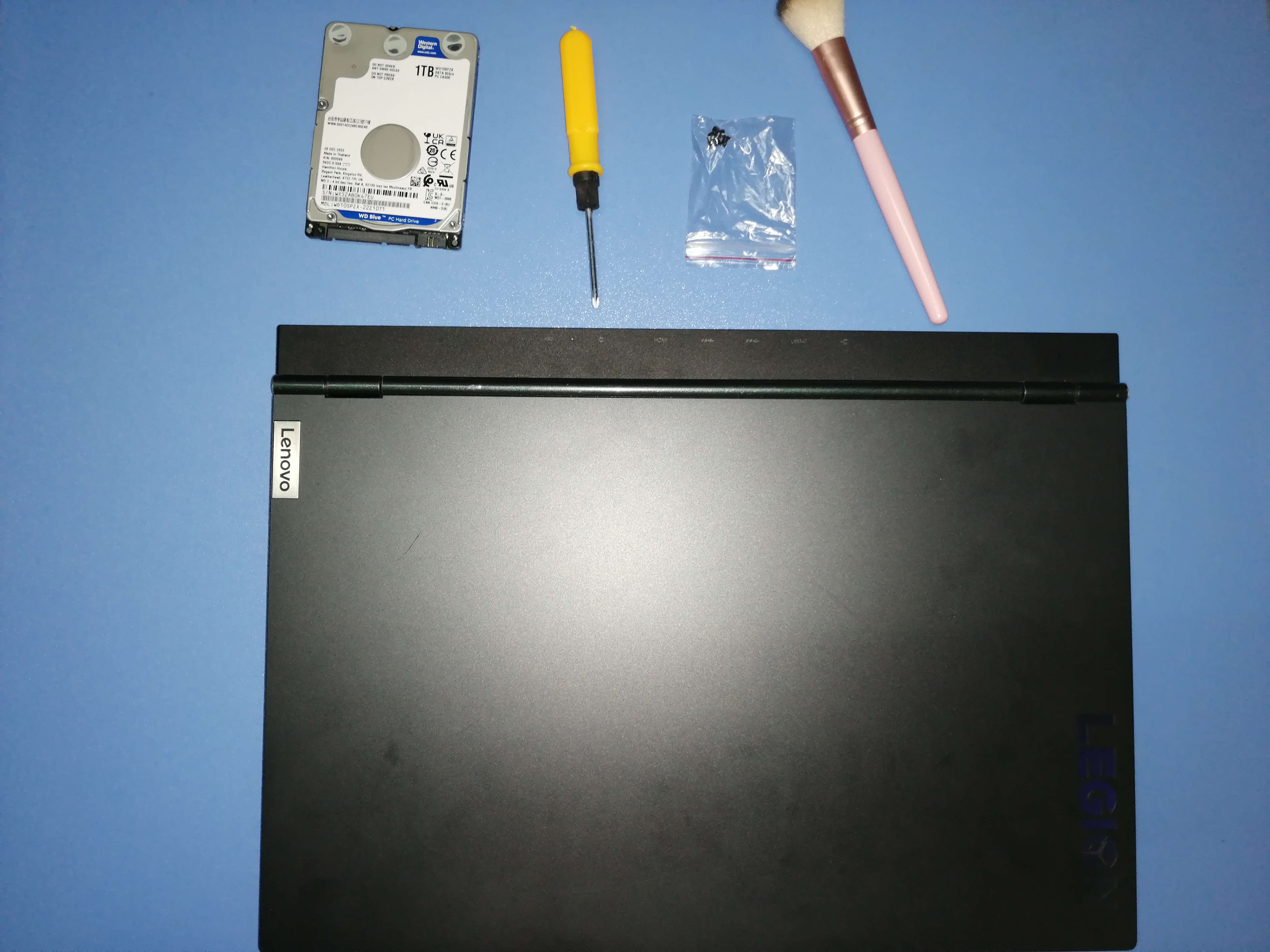 拯救者y7000拆机清灰方法及加装机械硬盘