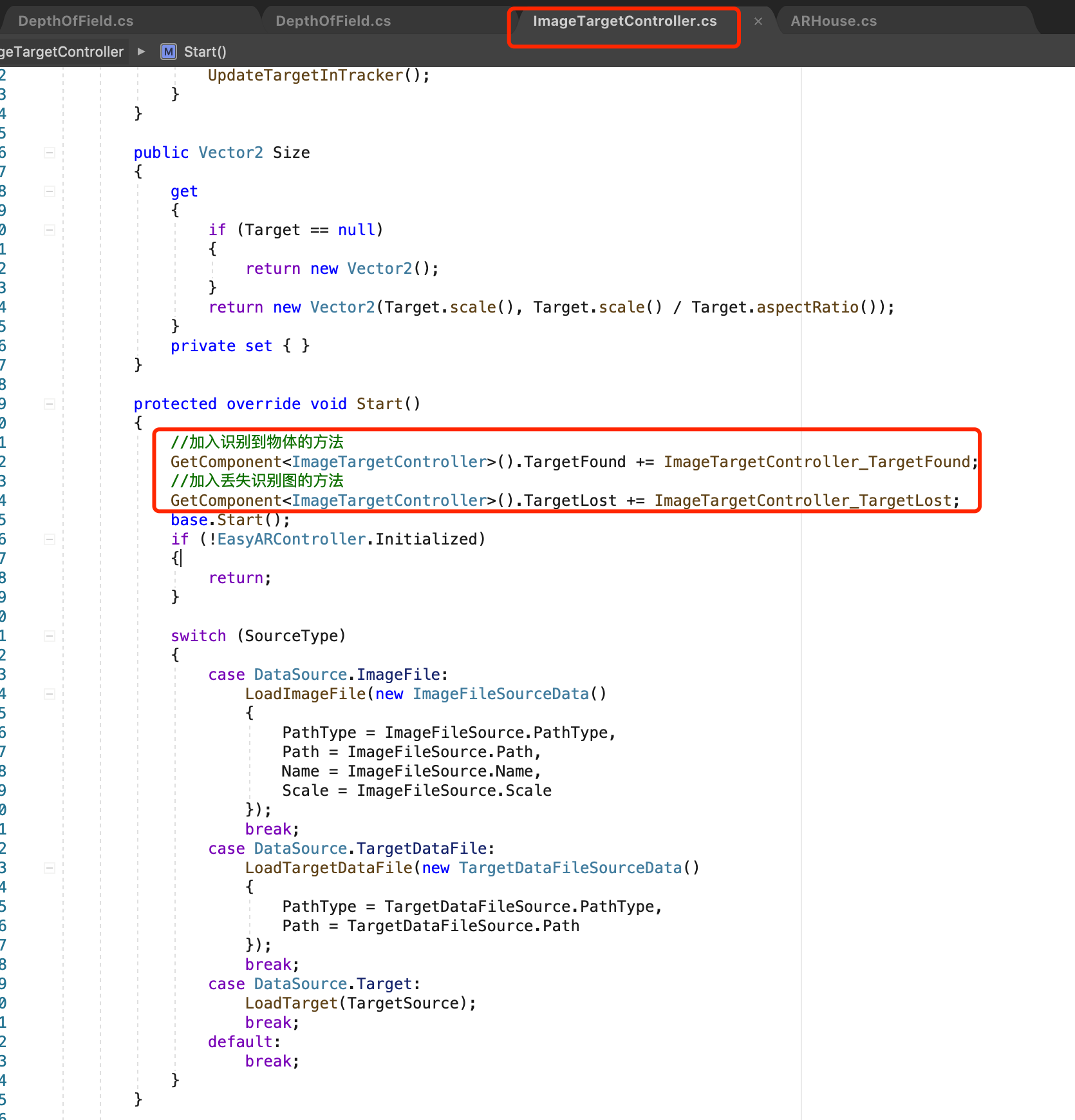 EasyAR4.0_Found识别方法和Lost丢失方法_easyar图片识别不了CSDN博客