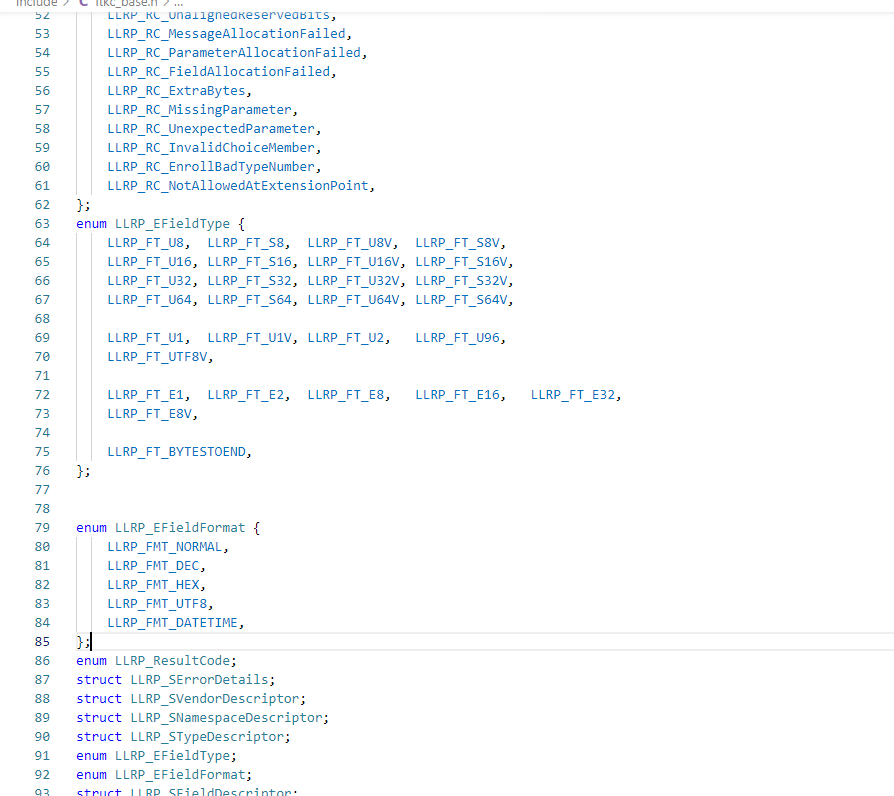 use of enum ‘LLRP_ResultCode’ without previous declaration_use of enum ...