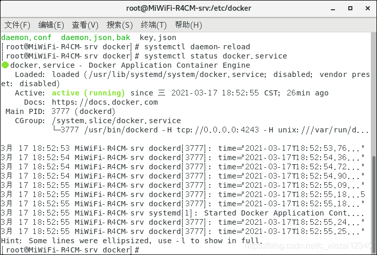 docker安装完成后报错:Process: 3660 ExecStart=/usr/bin/dockerd $OPTIONS (code=exited, status=1/FAILURE)