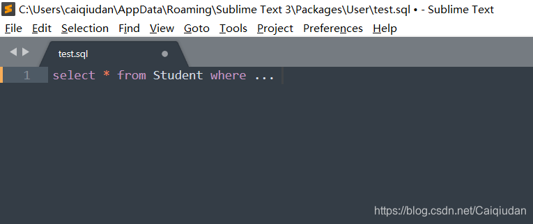 sublime text代码不高亮,一步解决_sublime sql高亮-CSDN博客