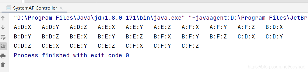 Java实现二维数组的排列组合