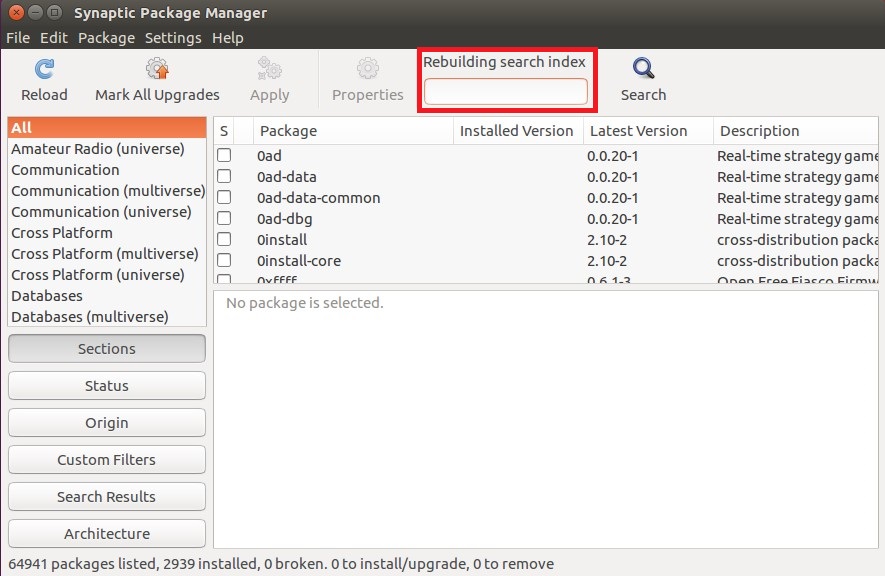 ubuntu中先安装的Synapatic没有快速搜索框解决方法_ubuntu synCSDN博客