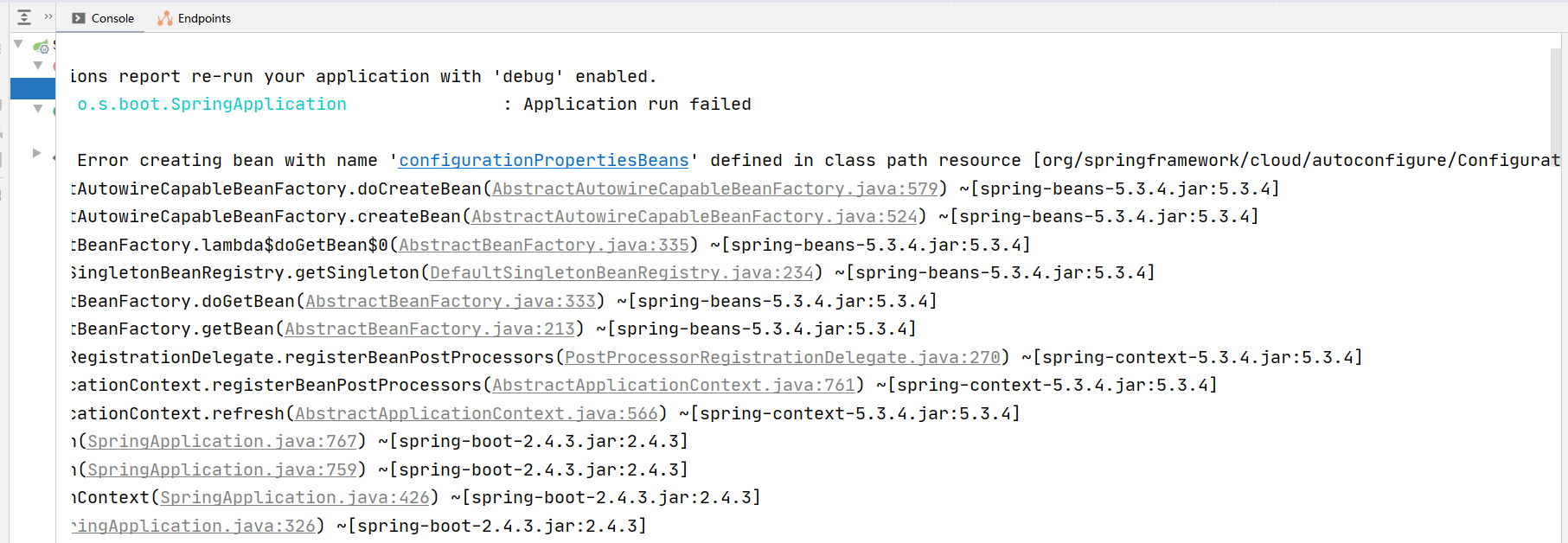 SpringBoot启动失败Application Run Failed的解决办法-CSDN博客