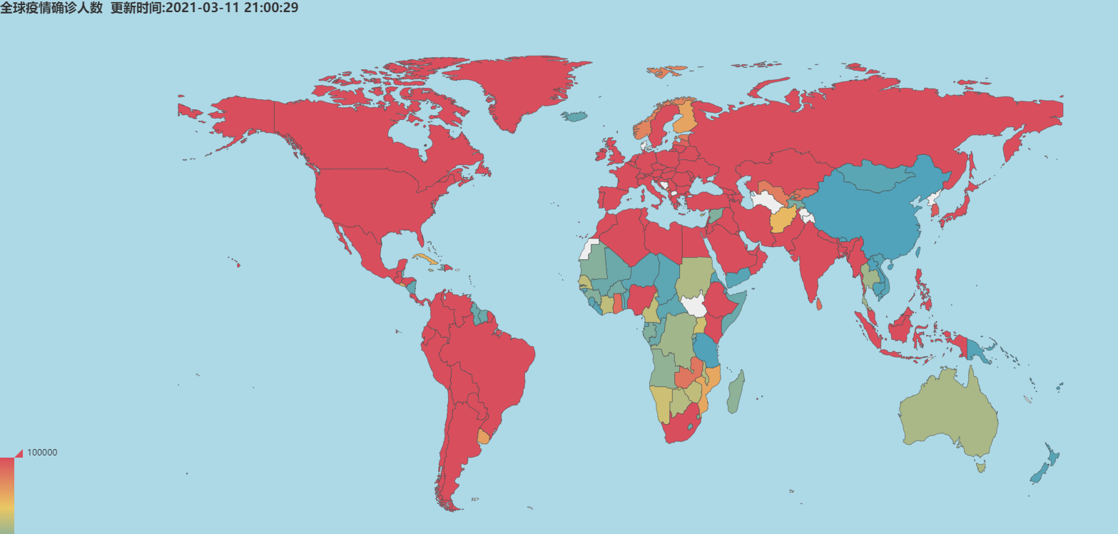Python Reptile - World Today's Epidemic - Programmer Sought