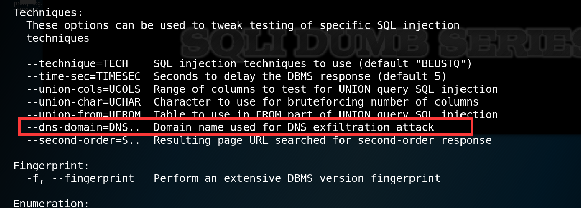 SQLMAP injection technology parameters - Programmer Sought