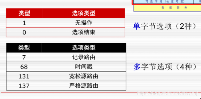 IP首部选项