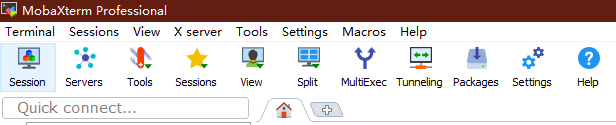 MobaXterm新建会话