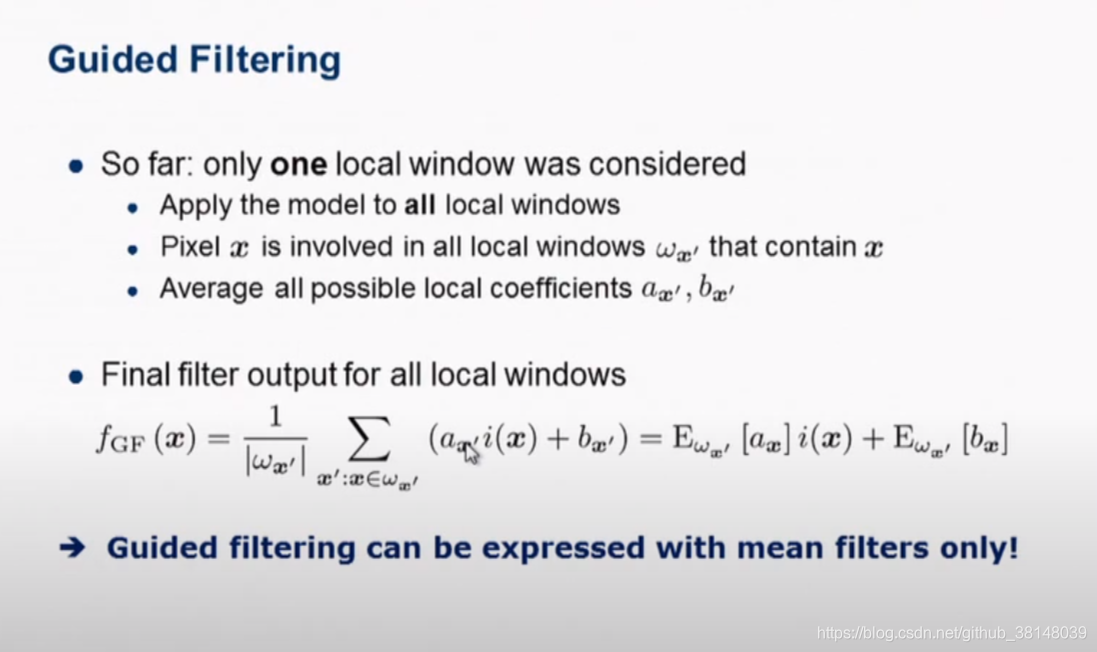 Guided Filtering 导向滤波原理(Guided Filter)的一些剖析和实践-CSDN博客