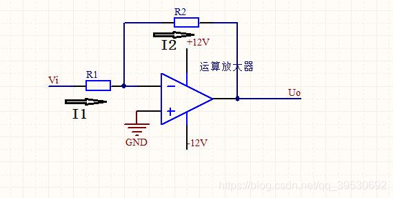 放大器对于虚短以及虚断图解