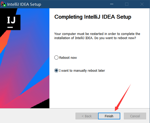 根据需求选择之后点击Finish结束整个程序安装