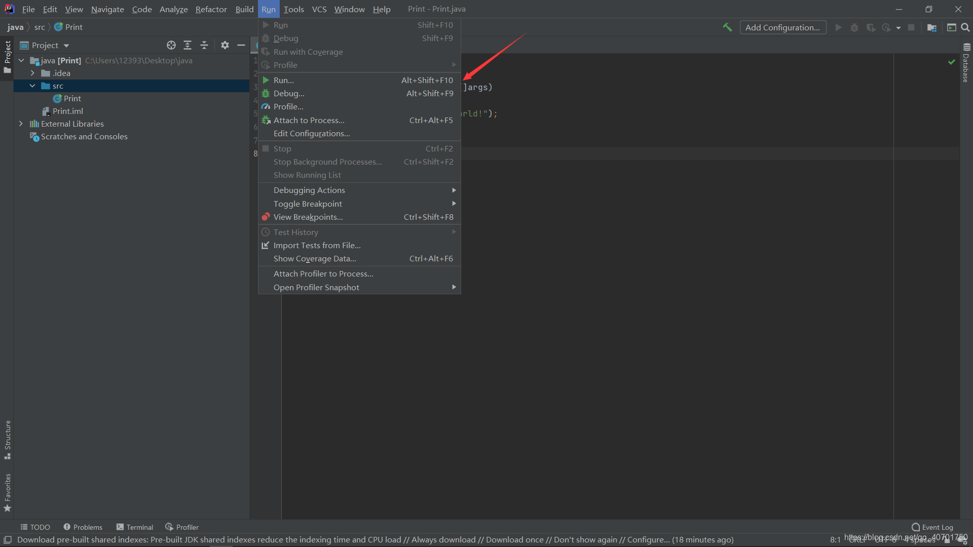 运行代码得到输出结果