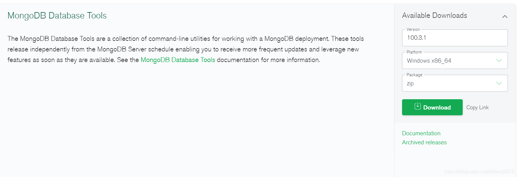 mongoDB4.4版本没有mongodump和mongorestore命令