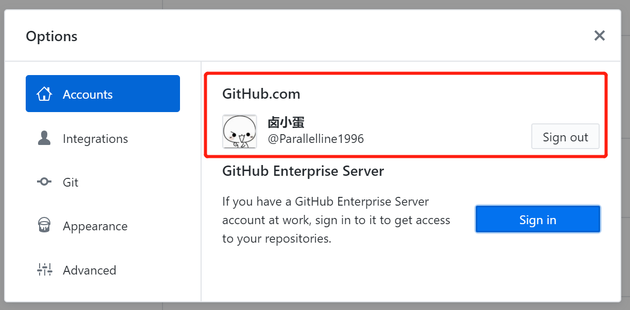 github desktop authentication failed clone