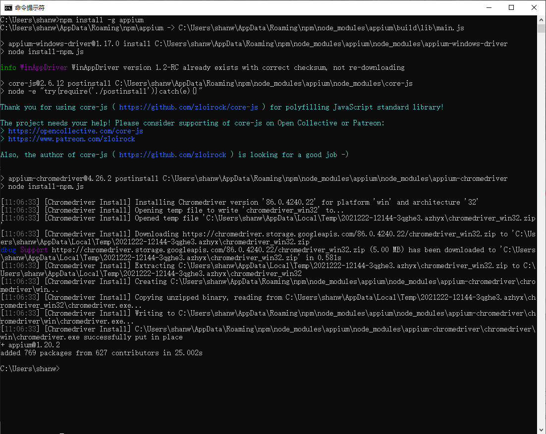 Automation Test -Appium Installation Example - Programmer Sought