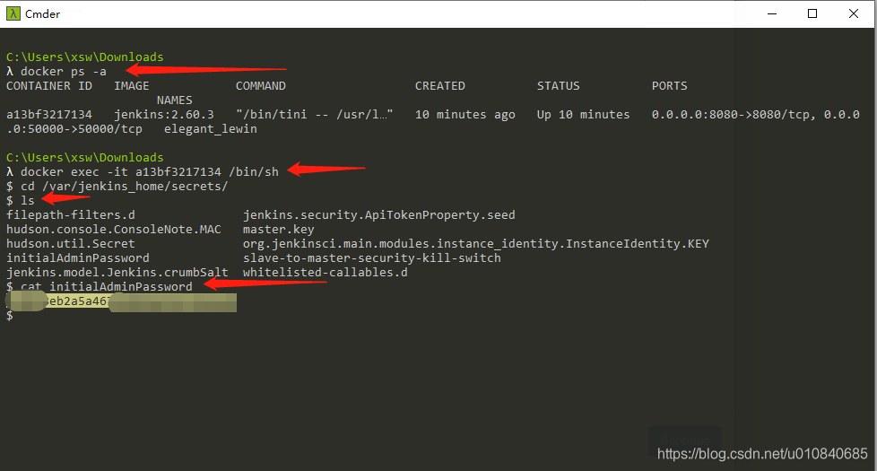 jenkins密码