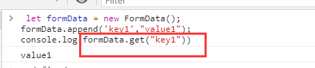 new formData：使用append追加后console仍为空