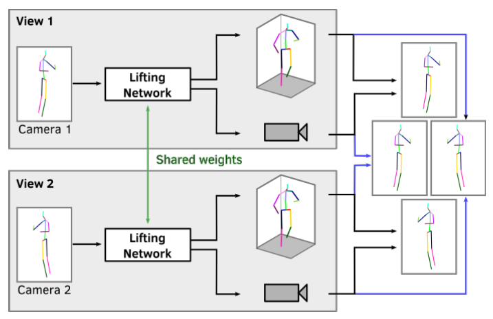 【论文阅读-姿态估计】CVPR2021_CanonPose: Self-Supervised Monocular 3D Human Pose Estimation in the Wild